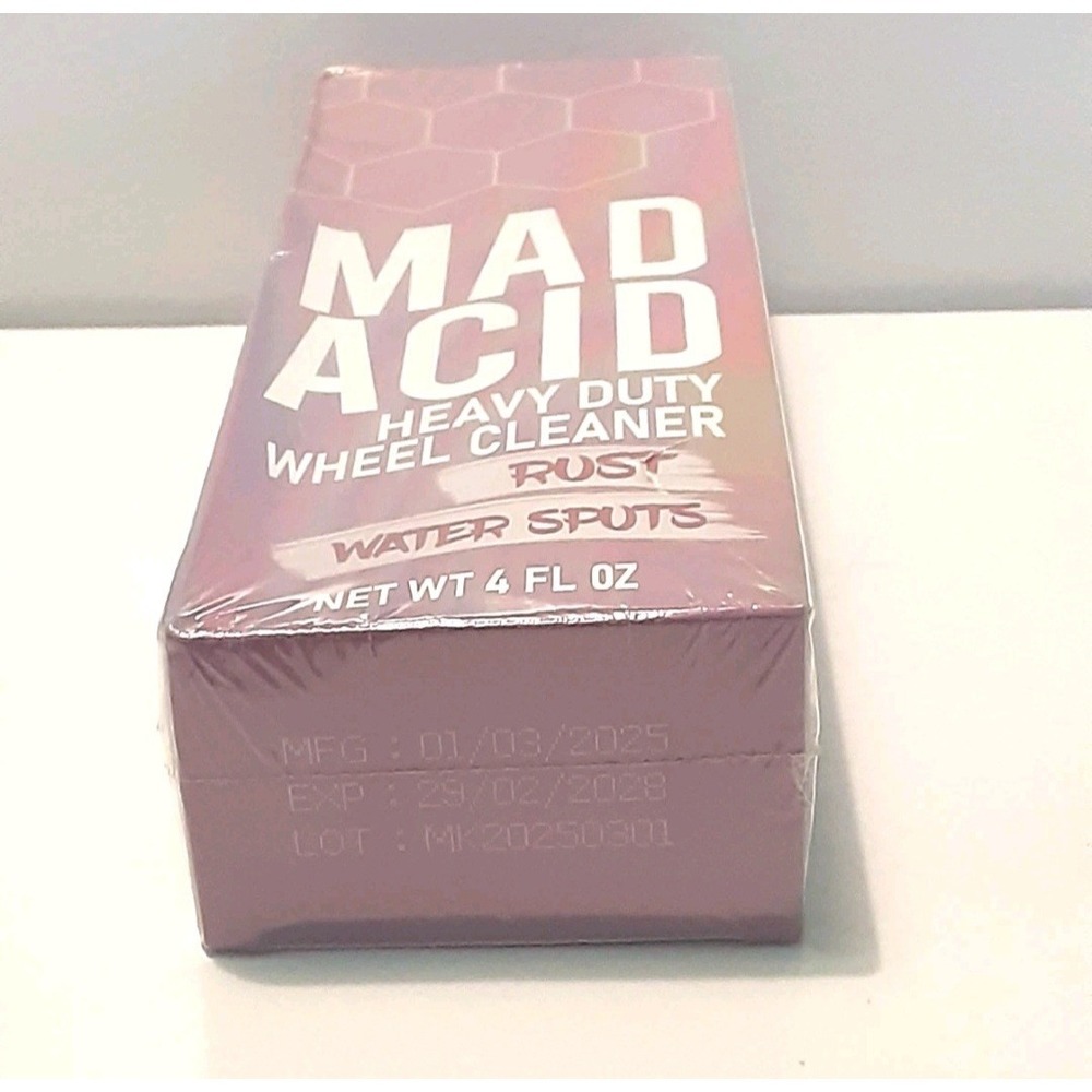 Mad Acid Heavy Duty Wheel Cleaner & Water Spot Remover 4oz New - Picture 4 of 6